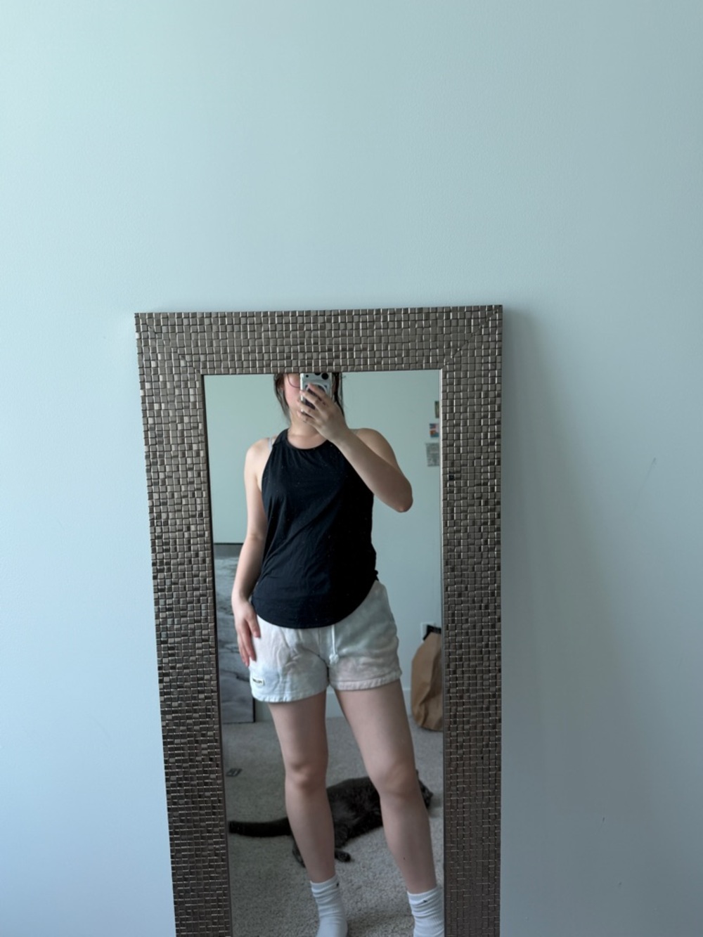 Peloton Black Sleeveless Tank Top